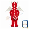 Fierce Red Flying Dragon Mascot Costume