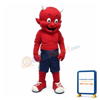 Power Little Devil Mascot Adult Costume