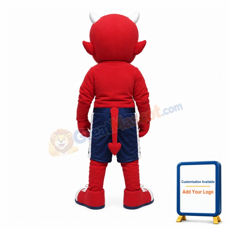 Power Little Devil Mascot Adult Costume