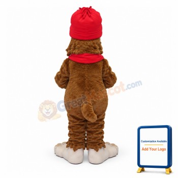 Happy Bigfoot Or Sasquatch Mascot Costume