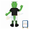 Sport Green Dragon Mascot Costume
