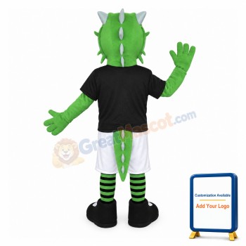 Sport Green Dragon Mascot Costume
