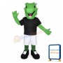 Sport Green Dragon Mascot Costume