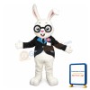 White Rabbit Bunny Manager Mascot Adult Costume