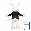 White Rabbit Bunny Manager Mascot Adult Costume