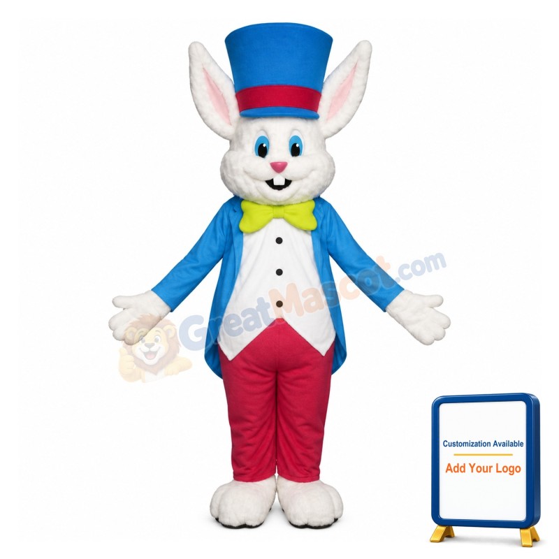 2nd Version Of The Easter Bunny Mascot Adult Costume