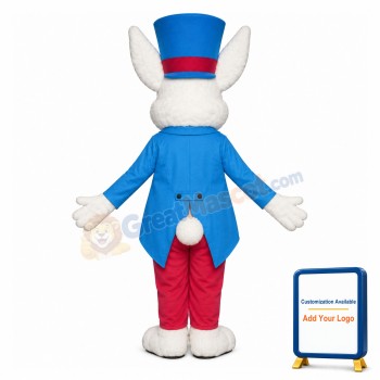 2nd Version Of The Easter Bunny Mascot Adult Costume