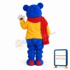 Blue Teddy Bear Mascot Advertising Costume