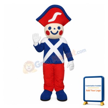 Cartoon Royal Guard Mascot Costume