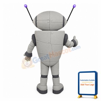 Cartoon Robot Mascot Costume