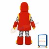 Orange Robot Moby Mascot Costume