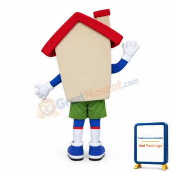 Cartoon House Lightweight Mascot Costume For Adult