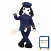 Lovely Spotted Dog Train Conductor Mascot Costume