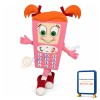 Cute Cartoon Pink Cell Phone Girl Mascot Costume