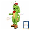 Adult Cartoon Green Grasshopper Mascot Costume