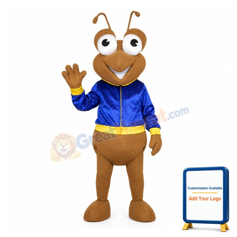 Adult Cartoon Ant Mascot Costume