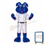 Sports Blue Dog Mascot Costume