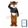 Loyal Fox Police Plush Mascot Costume 