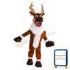 Crazy Christmas Reindeer Mascot Costume