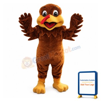 Cute Cartoon Turkey Mascot Costume
