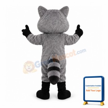 2nd Version Of The Raccoon Mascot Adult Costume