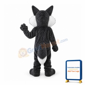 Fierce Wolf Plush Mascot Adult Costume