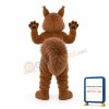 Delighted Squirrel Mascot Costume
