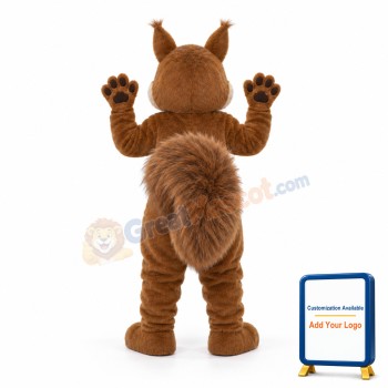 Delighted Squirrel Mascot Costume