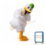 Lovely White Stork Bird Mascot Costume