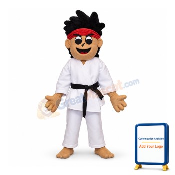 Taekwondo Boy Mascot Costume