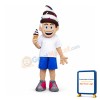 Cartoon Cone Boy Mascot Costume