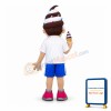 Cartoon Cone Boy Mascot Costume