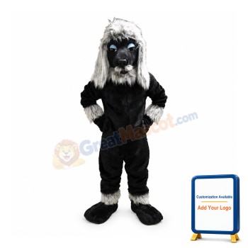 Black Lion Mascot Costume