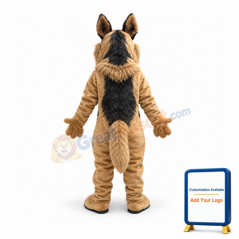 German Shepherd Dog Mascot Costume