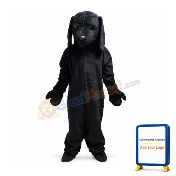 Black Labrador Dog Mascot Costume