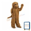 Fleece Brown Dog Mascot Costume