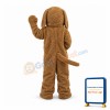 Fleece Brown Dog Mascot Costume