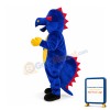 Dark Blue Dinosaur Mascot Adult Costume