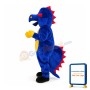 Dark Blue Dinosaur Mascot Adult Costume