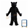 Fierce Black Cougar Animal Mascot Costume