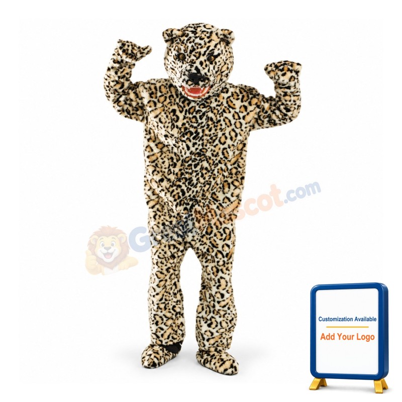 Fierce Leopard Mascot Costume