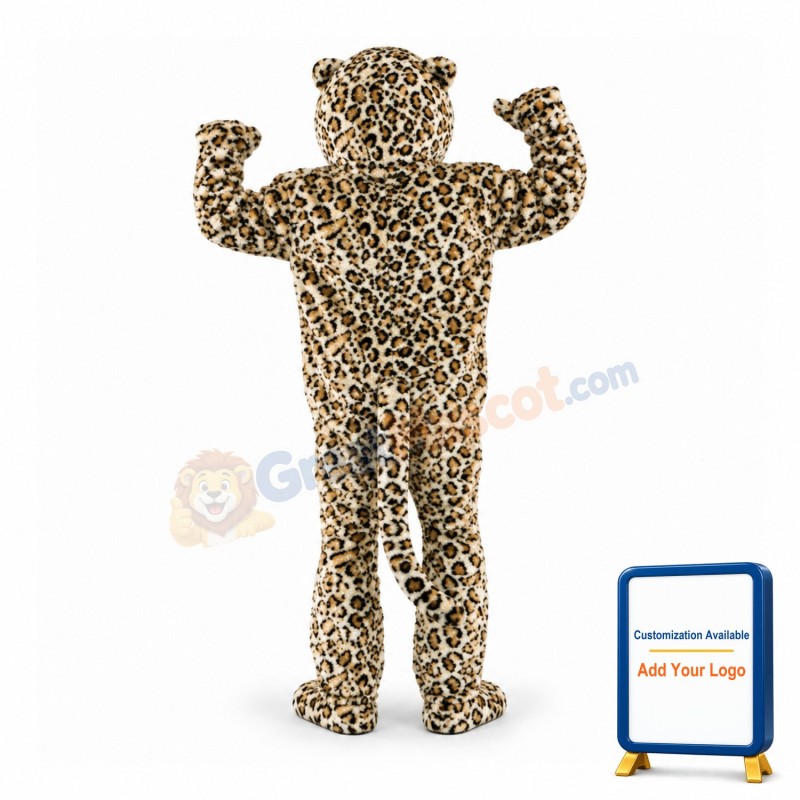 Fierce Leopard Mascot Costume