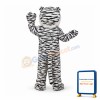 Fierce White Tiger Mascot Costume