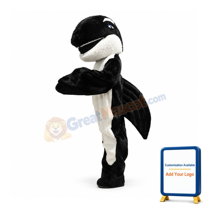 Killer Whale Mascot Costume