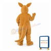 Yellow Kangaroo Mascot Adult Costume