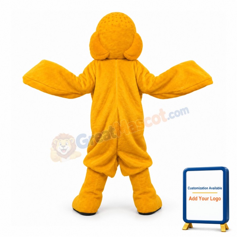 Gold Koi Fish Mascot Costume