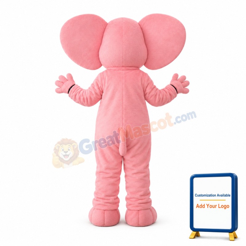 Lovely Whole Pink Elephant Mascot Costume