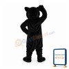 Black Leopard With Green Eyes Mascot Costume