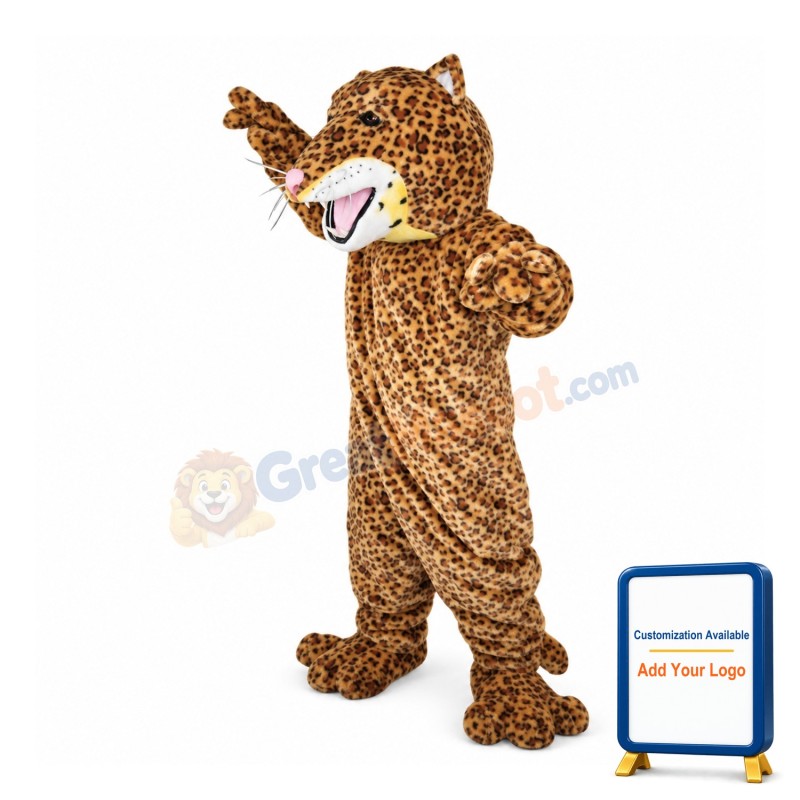 Ferocious Leopard Mascot Costume