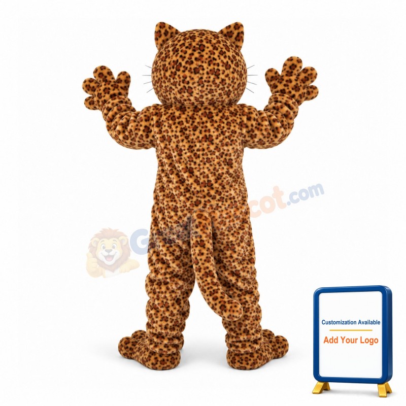 Ferocious Leopard Mascot Costume